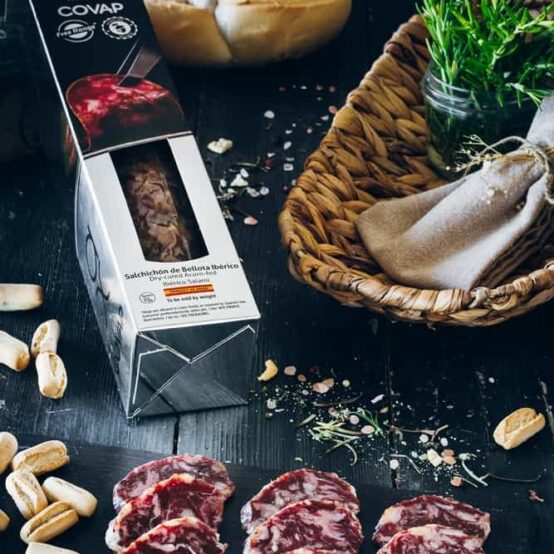 Salchichon Iberico de Bellota in package