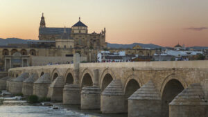 Roman Bridge with mezquita