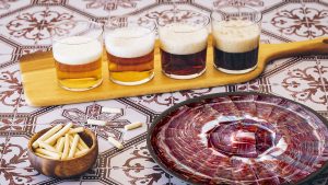 Beers-and-jamón-ibérico