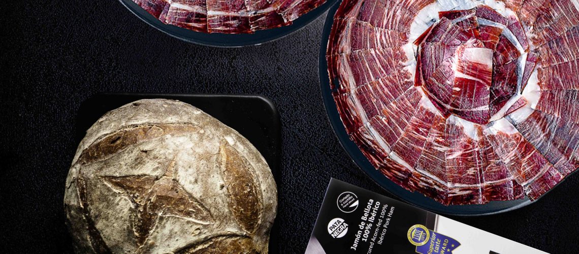 Jamon de Bellota 100% Iberico Spiral Plate